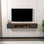 Hanah Home Mayer Soporte de TV Nogal claro y Antracita